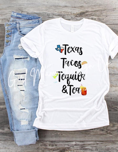 Texas,Tacos,Tequila and Tea